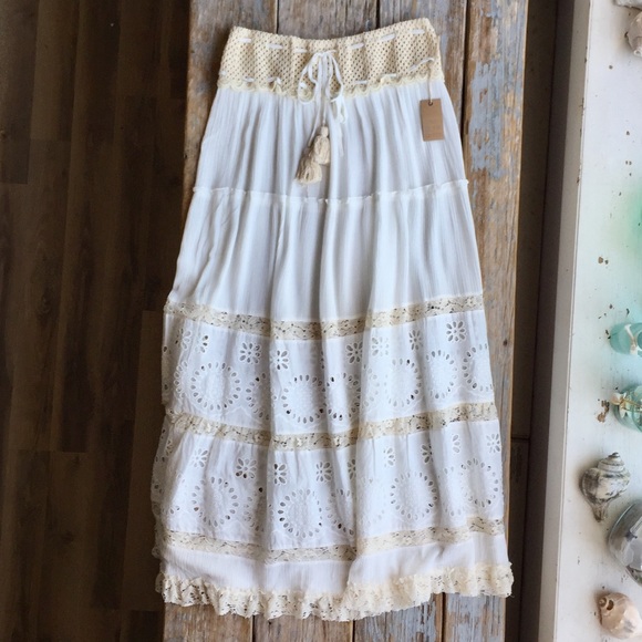 Surf Gypsy Dresses & Skirts - Surf Gypsy Boho Maxi Skirt